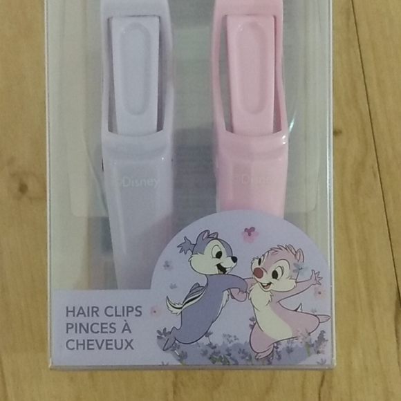 Miniso Disney Chip and Dale Lavender Pink Hair Clips Set of 2 - Picture 7 of 7